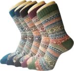 【Today only】5 pairs | Womens Socks Ladies Socks Thermal Socks Winter Christmas Gifts for Women
